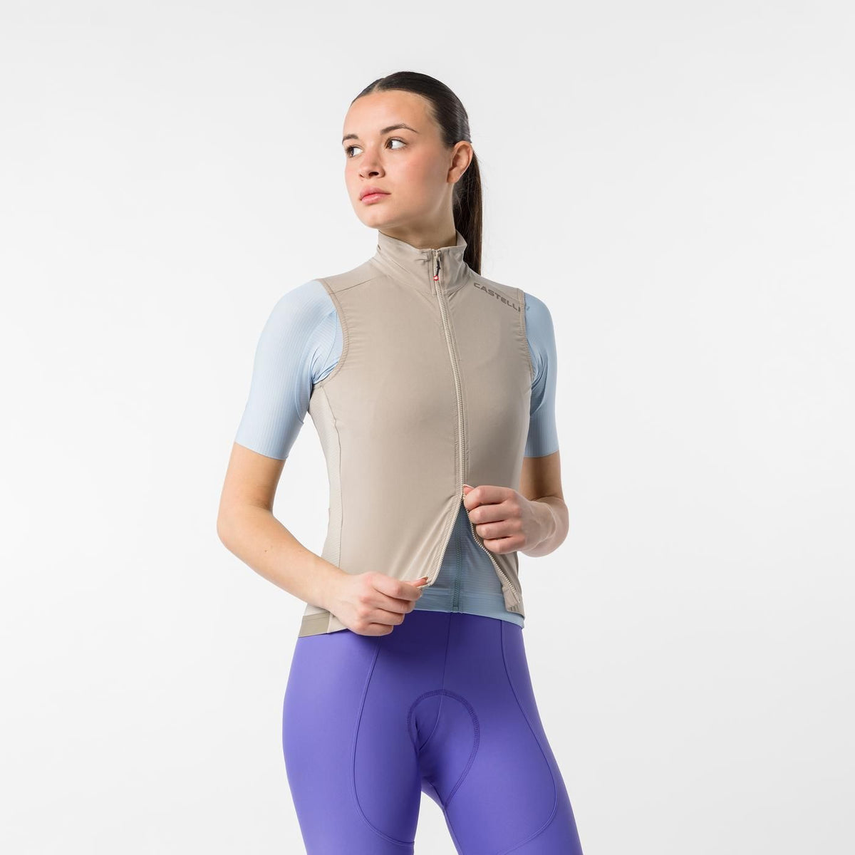 Chaleco CASTELLI ESPRESSO 2 Mujer Beige