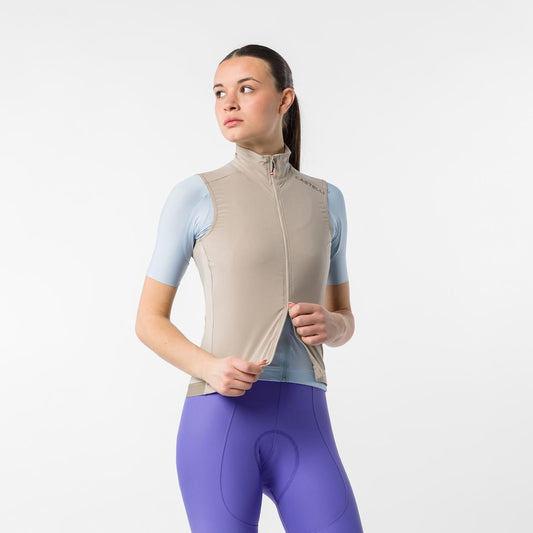 Chaleco CASTELLI ESPRESSO 2 Mujer Beige