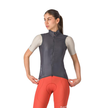 Chaleco CASTELLI ARIA 2 para mujer gris oscuro 2026