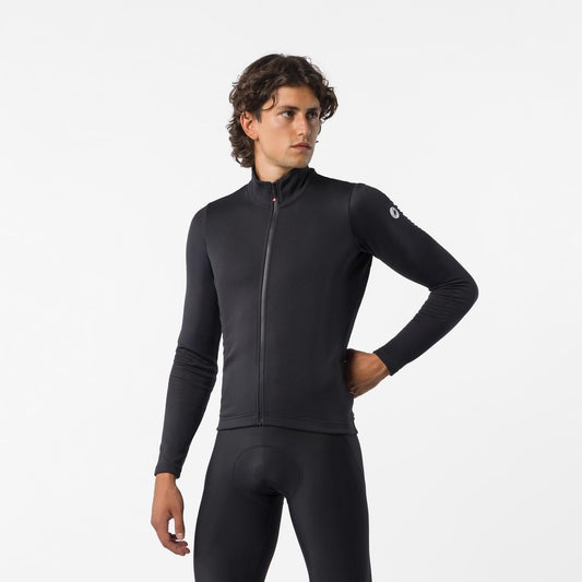 Maillot CASTELLI COMPETIZIONE THERMAL Mangas Largas Negro