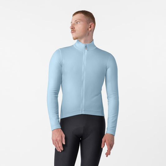 Maillot CASTELLI COMPETIZIONE THERMAL Mangas Largas Azul Cielo
