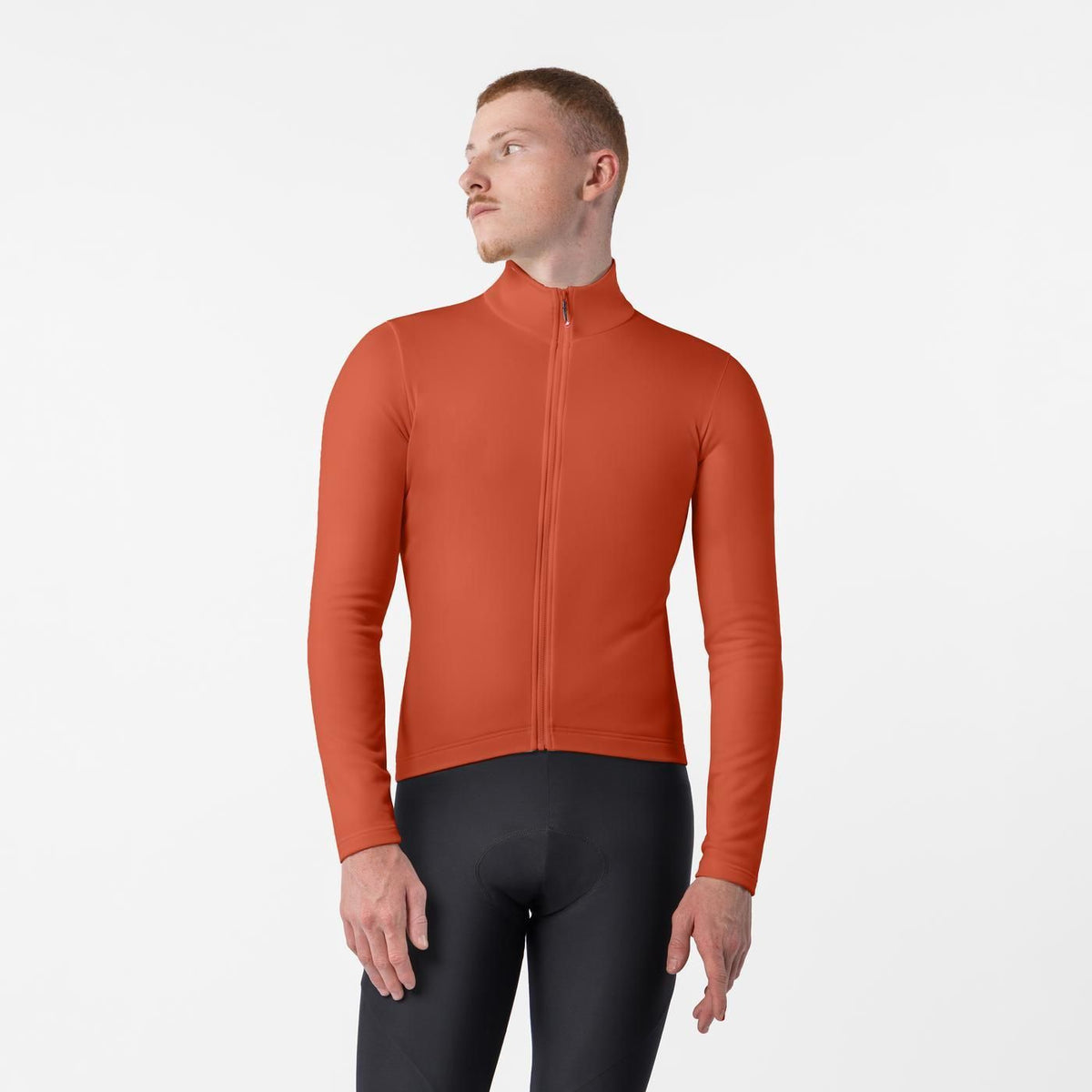 Maillot CASTELLI COMPETIZIONE THERMAL Mangas Largas Paprika