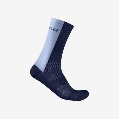 Calcetines CASTELLI LOGO 18 MERINO Azul