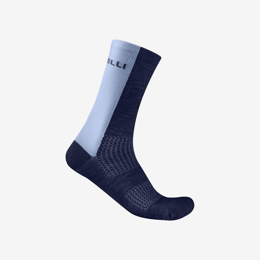 Calcetines CASTELLI LOGO 18 MERINO Azul