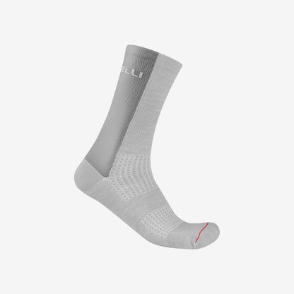 Calcetines CASTELLI LOGO 18 MERINO Gris