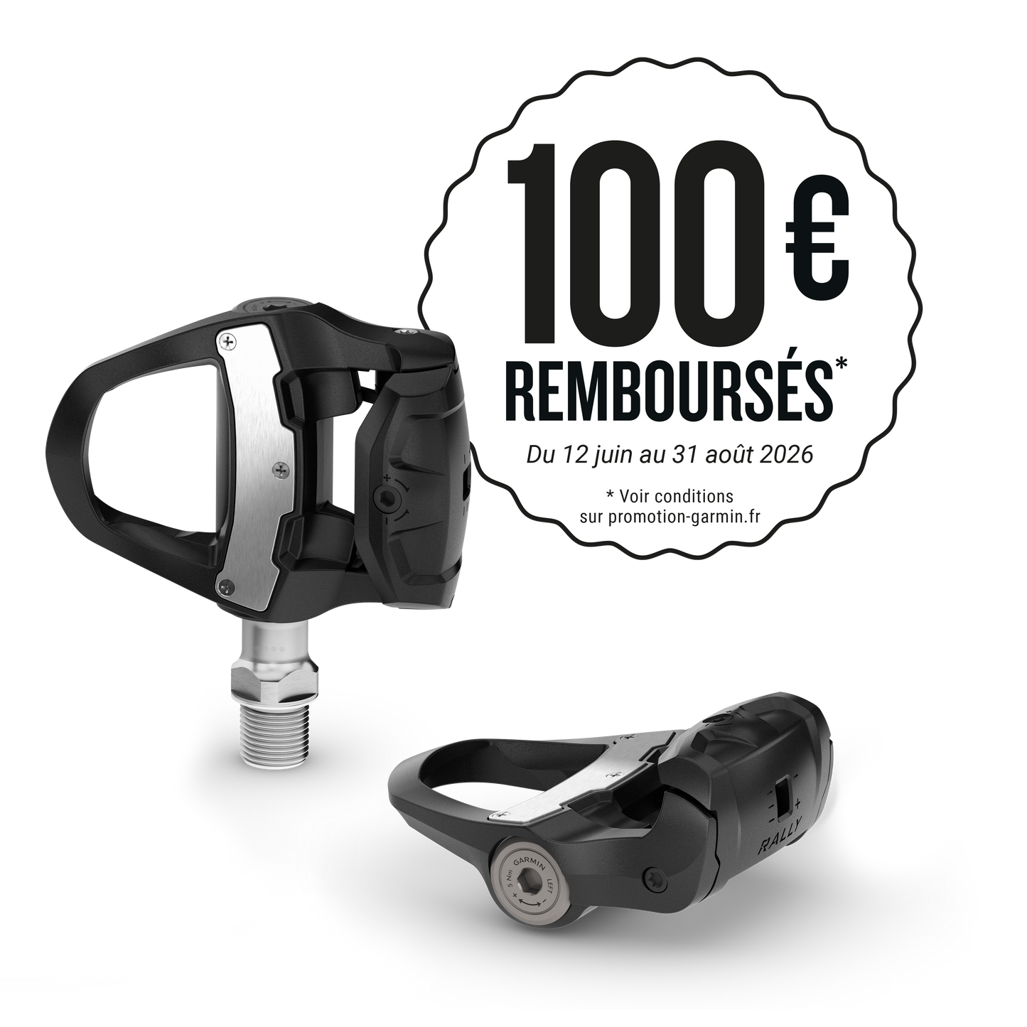 Pedales con Potenciómetros GARMIN RALLY RK 110