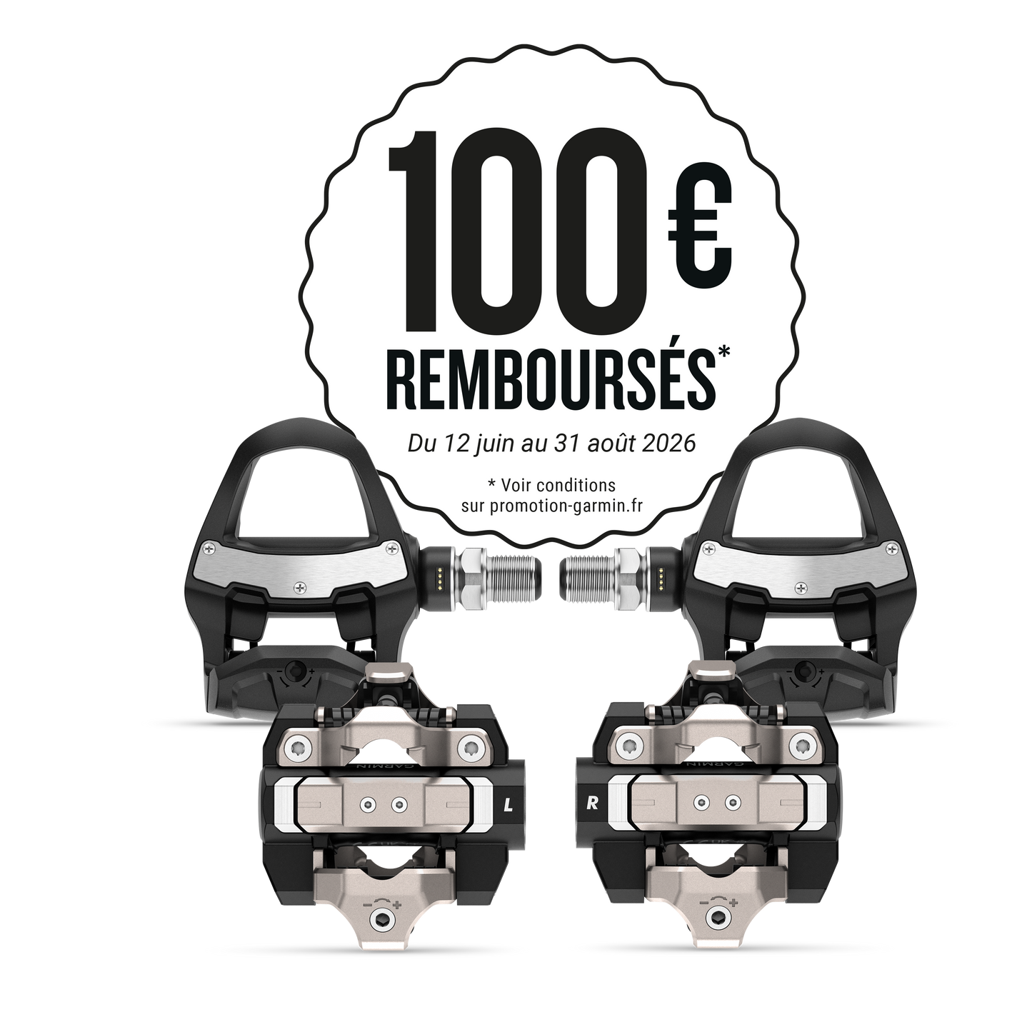 Kit de pedales con sensor de potencia GARMIN RALLY RK/XC 210