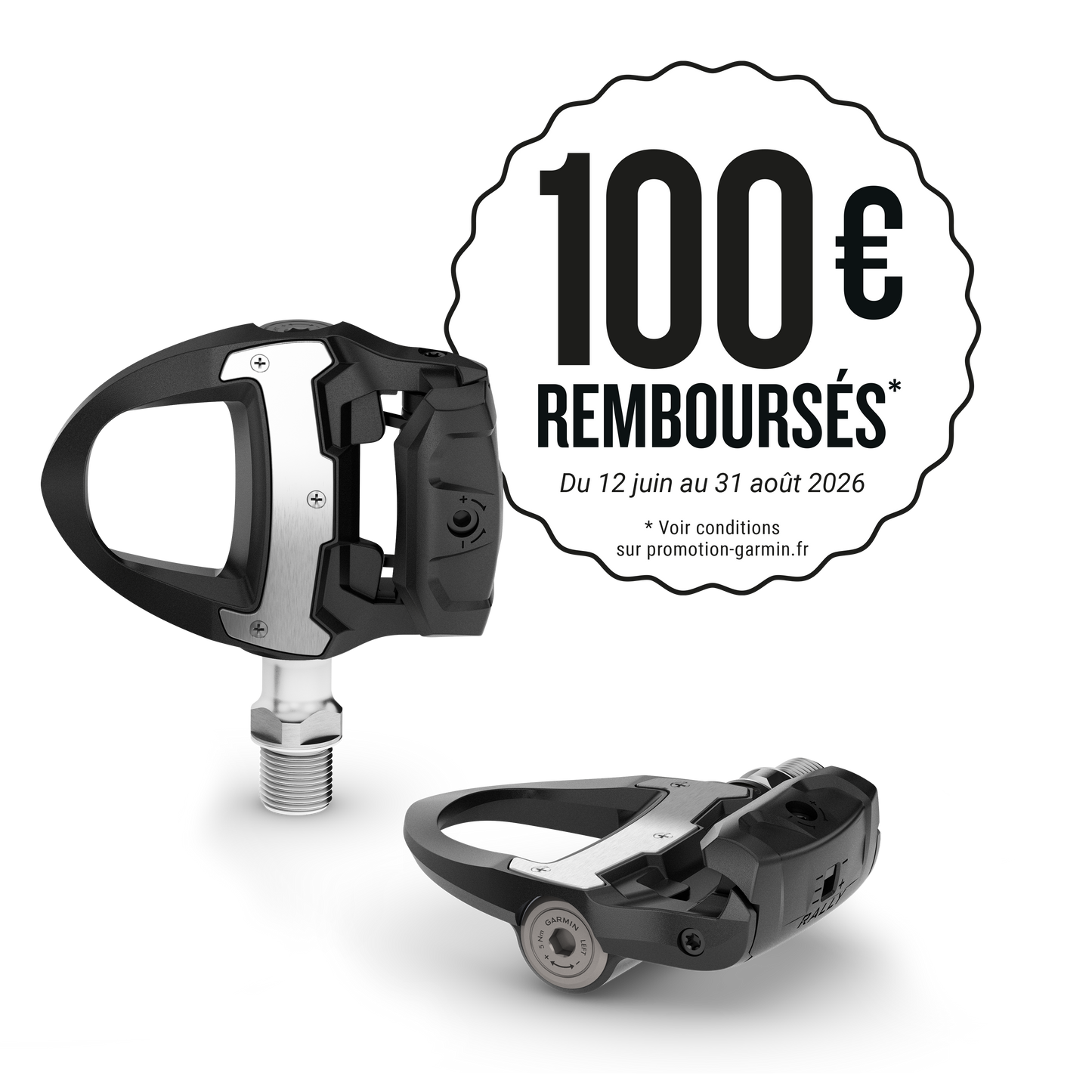 Pedales con sensor de potencia GARMIN RALLY RS 110