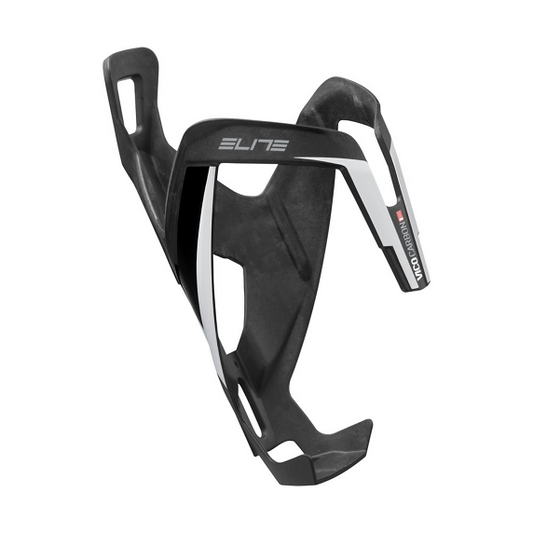 ELITE VICO Carbon Bottle Hanger Negro/Blanco Alfombrilla gráfica