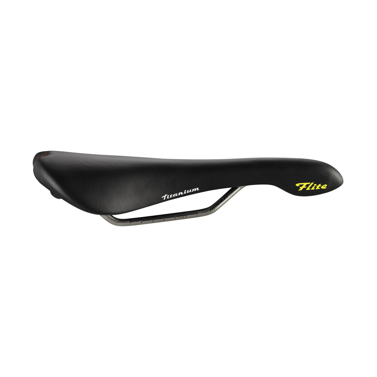 Sillín SELLE ITALIA Flite 1990 L1 146mm Raíles Titanio - vista de perfil