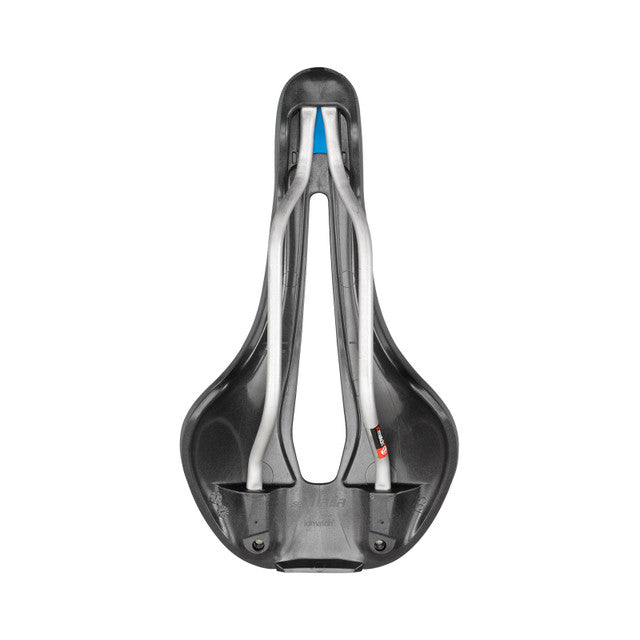 Sillín SELLE ITALIA FLITE BOOST GRAVEL SUPERFLOW S Raíles Ti316 Negro/Gris