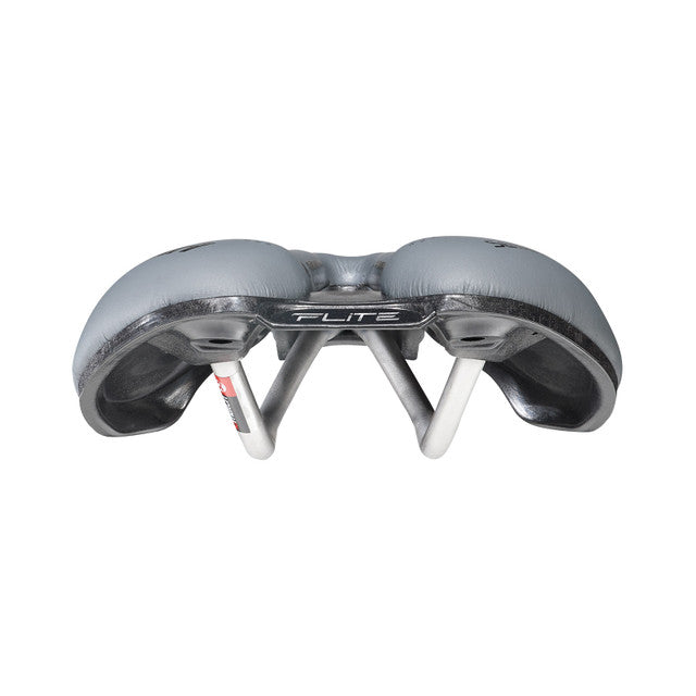 Sillín SELLE ITALIA FLITE BOOST GRAVEL SUPERFLOW S Raíles Ti316 Negro/Gris