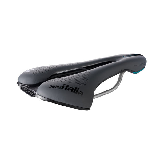 Sillín SELLE ITALIA FLITE BOOST GRAVEL SUPERFLOW S Raíles Ti316 Negro/Gris