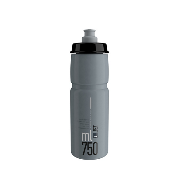 ELITE JET Gris Negro Logo Botella