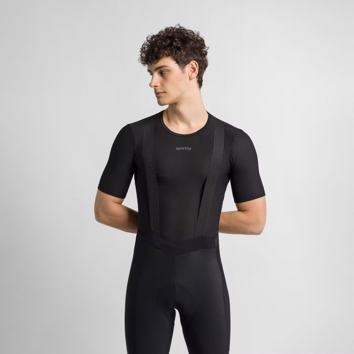 Camiseta interior SPORTFUL WINTER de manga corta negra