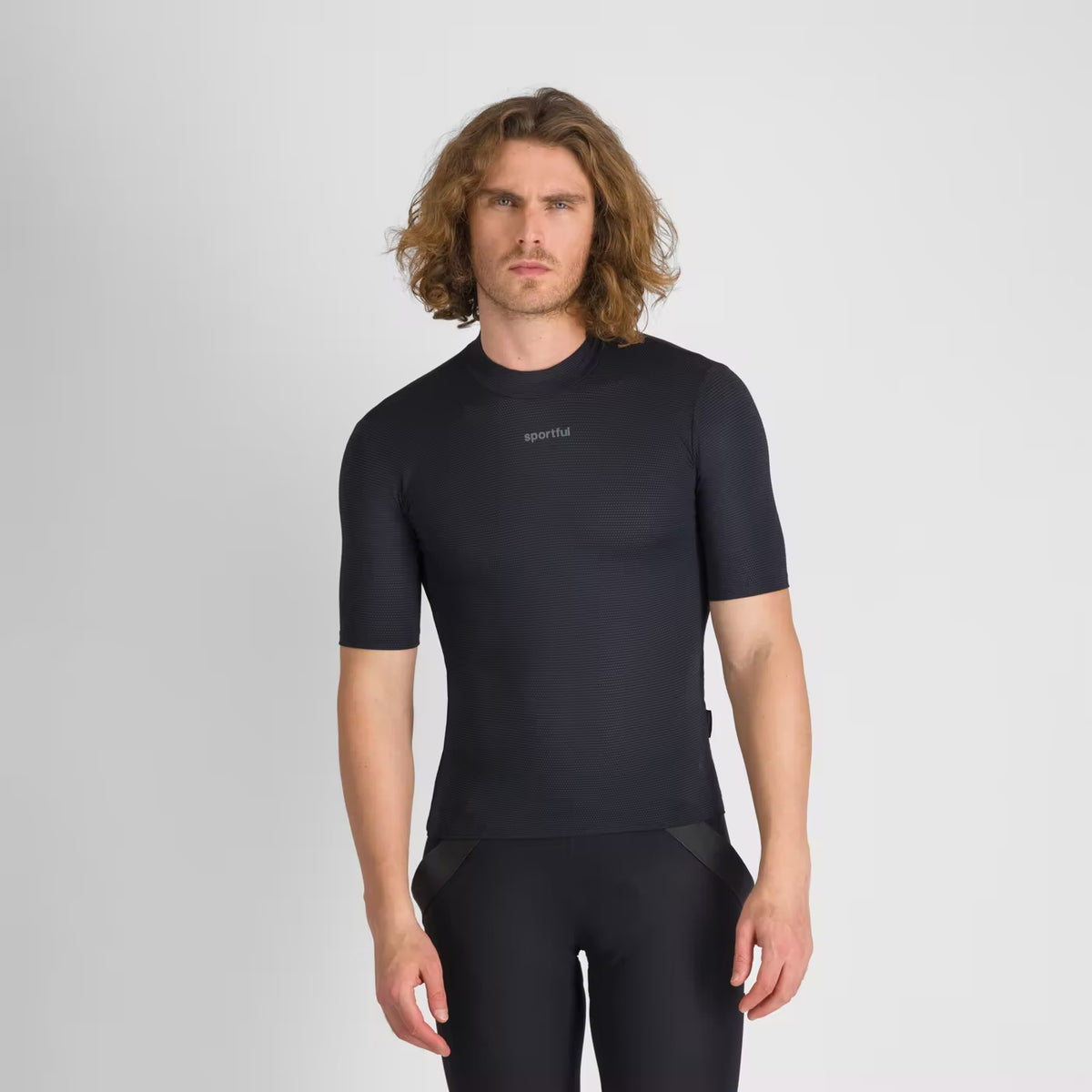 Camiseta interior SPORTFUL MERINO de manga corta negra
