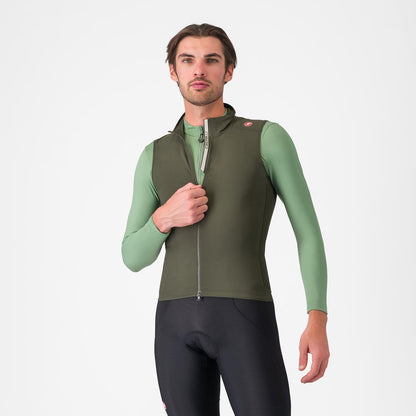 Chaleco Sin Mangas CASTELLI ESPRESSO Verde