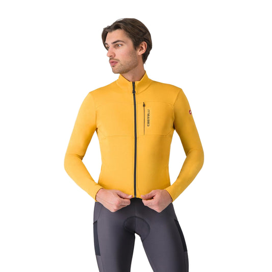 Maillot CASTELLI UNLIMITED TRAIL 2 Manga Larga Amarillo/Gris