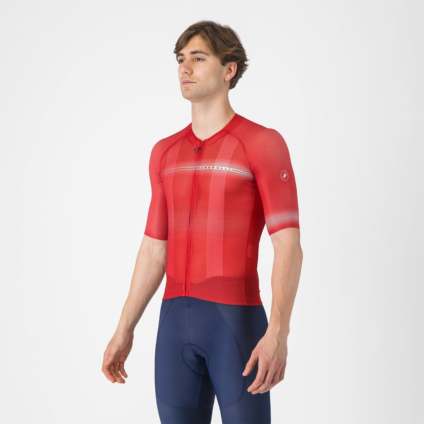 Maillot de manga corta CASTELLI CLIMBER'S A/C Rojo