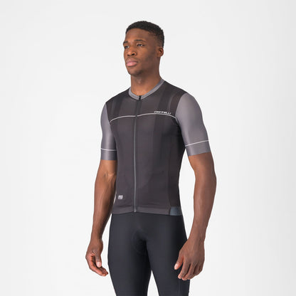Maillot CASTELLI UNLIMITED ENDURANCE 2 Mangas Cortas Negro