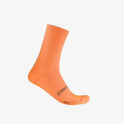 Calcetines CASTELLI ESPRESSO 18 Naranja