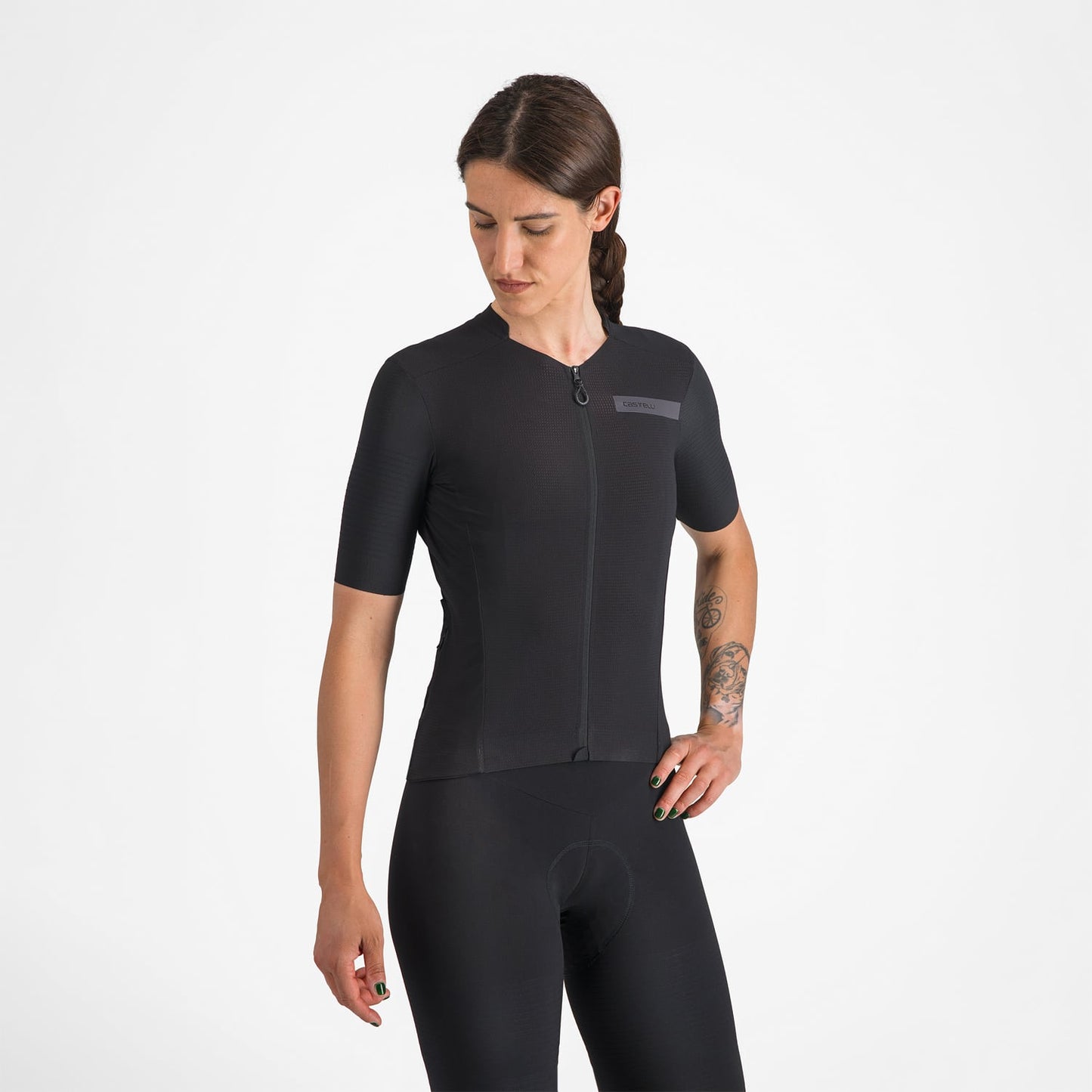 Maillot CASTELLI PREMIO EVO Mujer manga corta Negro