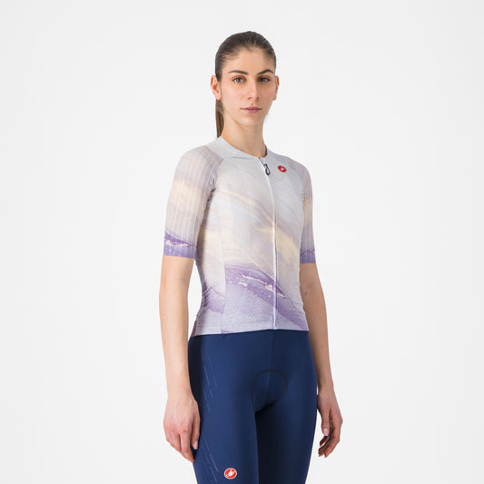 Maillot CASTELLI AERO PRO 8S Mujer manga corta Multicolor