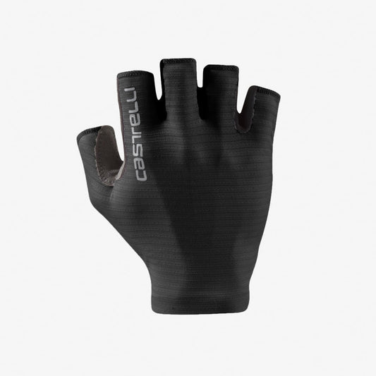 CASTELLI ESPRESSO Guantes cortos de mujer Negro