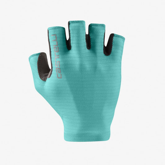 CASTELLI ESPRESSO Guantes cortos de mujer Turquesa