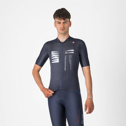 Maillot CASTELLI ESPRESSO R--A/D Mangas Cortas Azul