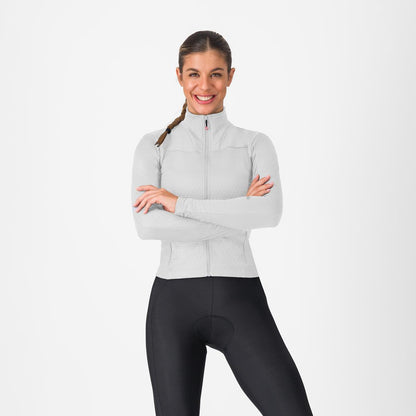 Maillot CASTELLI SFIDA 3 Manga Larga Mujer Gris