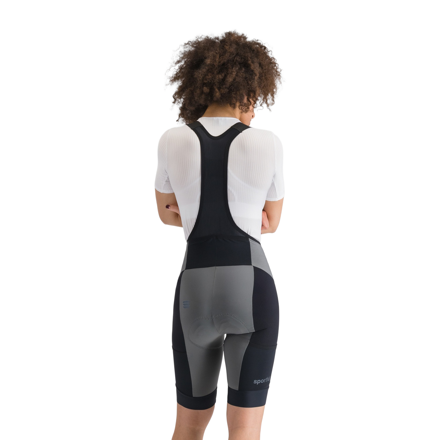 Culotte corto con tirantes SPORTFUL SUPERGIARA 2 Gris/Negro, Mujer