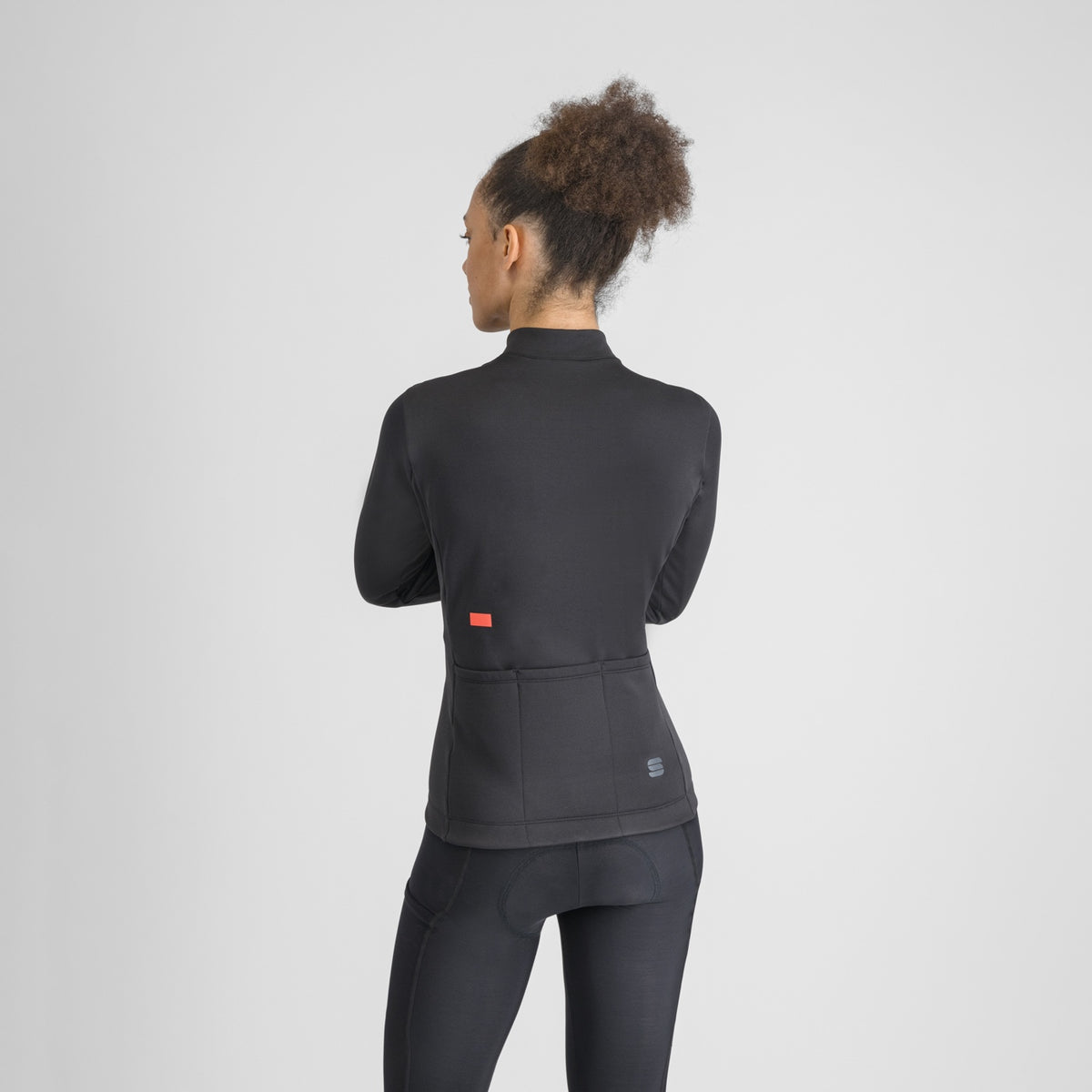 Maillot SPORTFUL CLÁSICO de mujer de manga larga negro