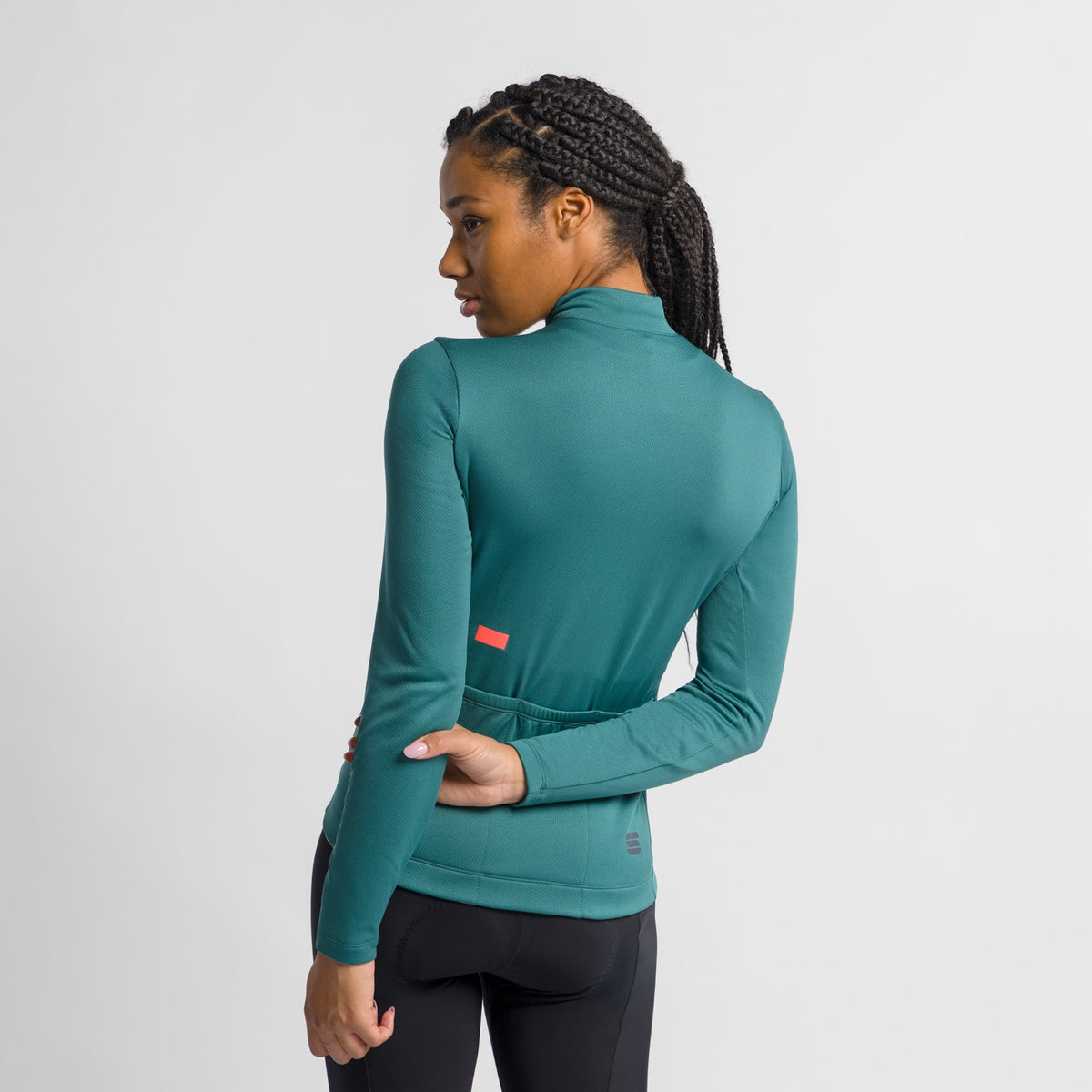 Maillot SPORTFUL CLÁSICO de mujer de manga larga verde