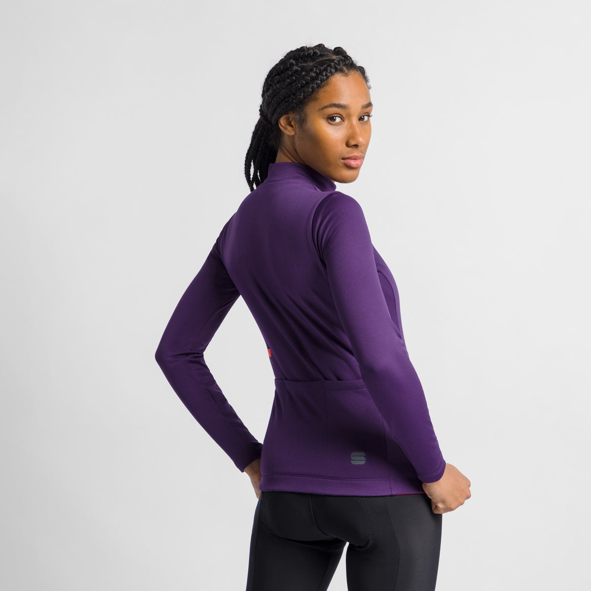 Maillot SPORTFUL CLASSIC de mujer de manga larga violeta