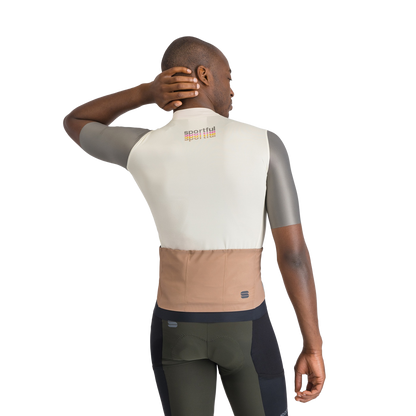 Maillot SPORTFUL SUPERGIARA 2 LOGO Mangas Cortas Crema