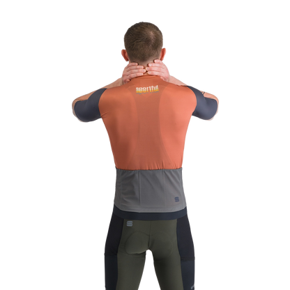Maillot SPORTFUL SUPERGIARA 2 LOGO Mangas Cortas Naranja
