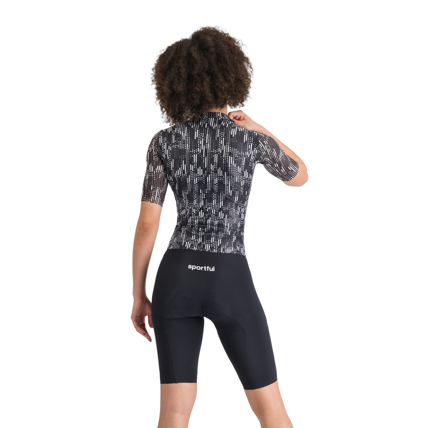SPORTFUL G-SUIT Mujer Manga Corta Negro/Blanco