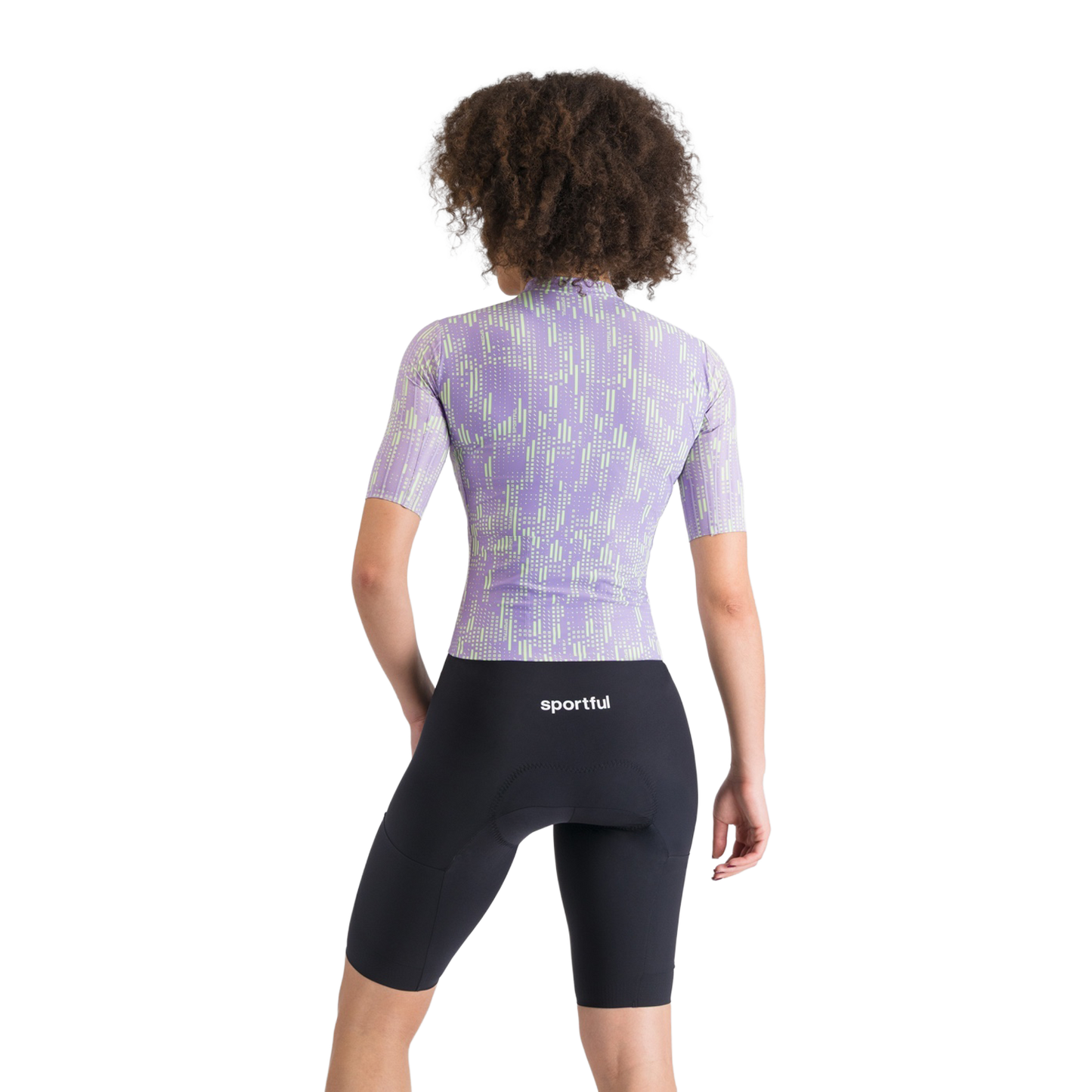 SPORTFUL G-SUIT Mujer Manga Corta Negro/Morado
