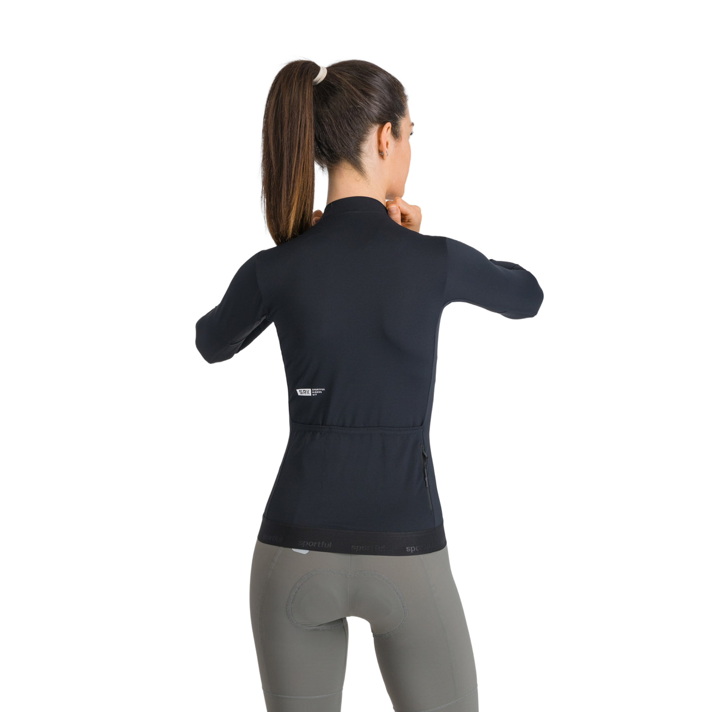 SPORTFUL SRK Maillot de manga larga para mujer Negro
