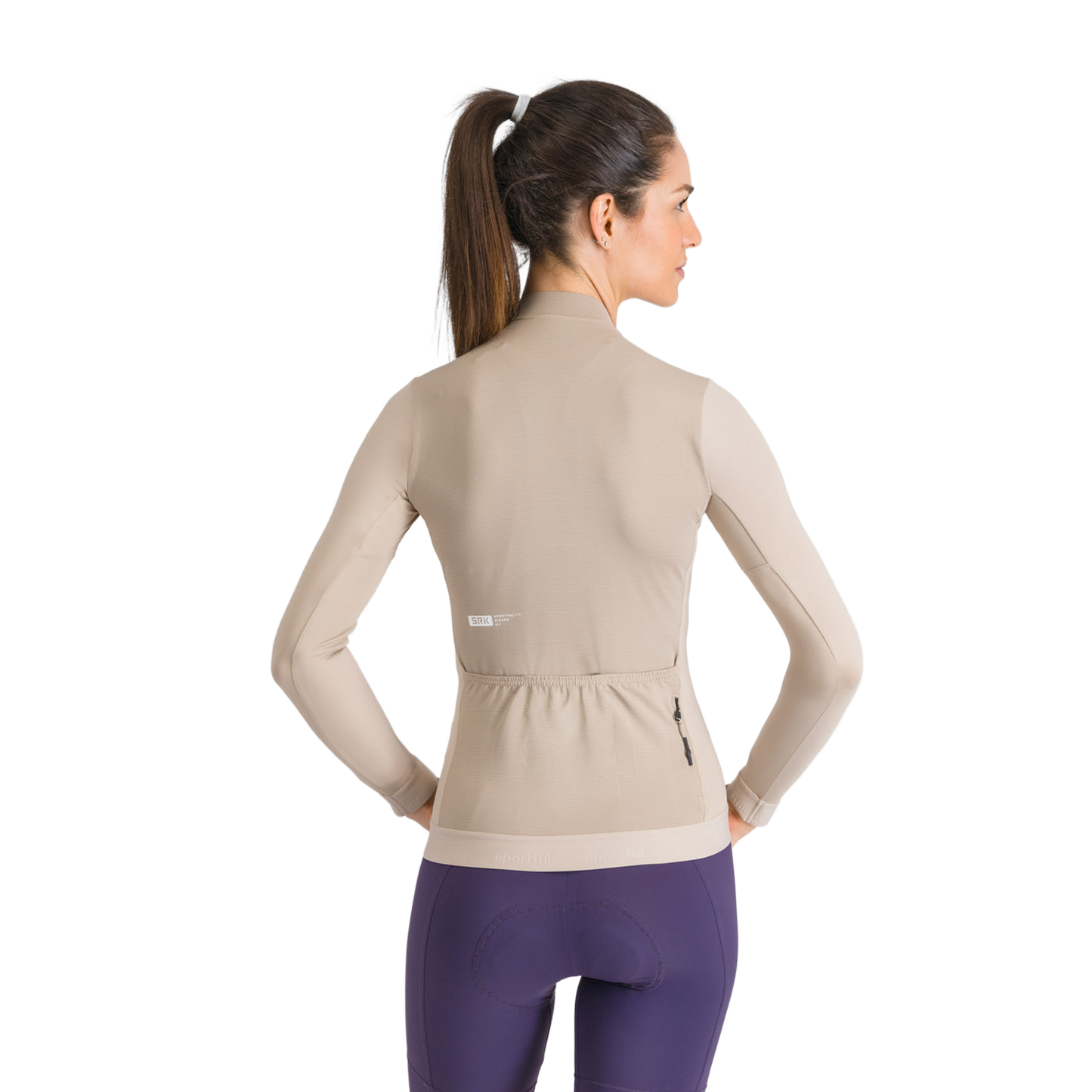 SPORTFUL SRK Maillot de manga larga para mujer Beige