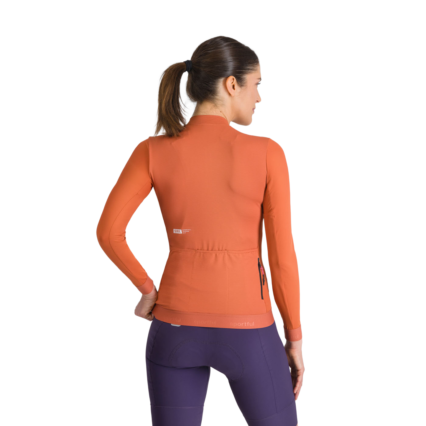 SPORTFUL SRK Maillot de manga larga para mujer Naranja