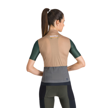 Maillot SPORTFUL SUPERGIARA 2 LOGO Mangas Cortas Mujer Marrón