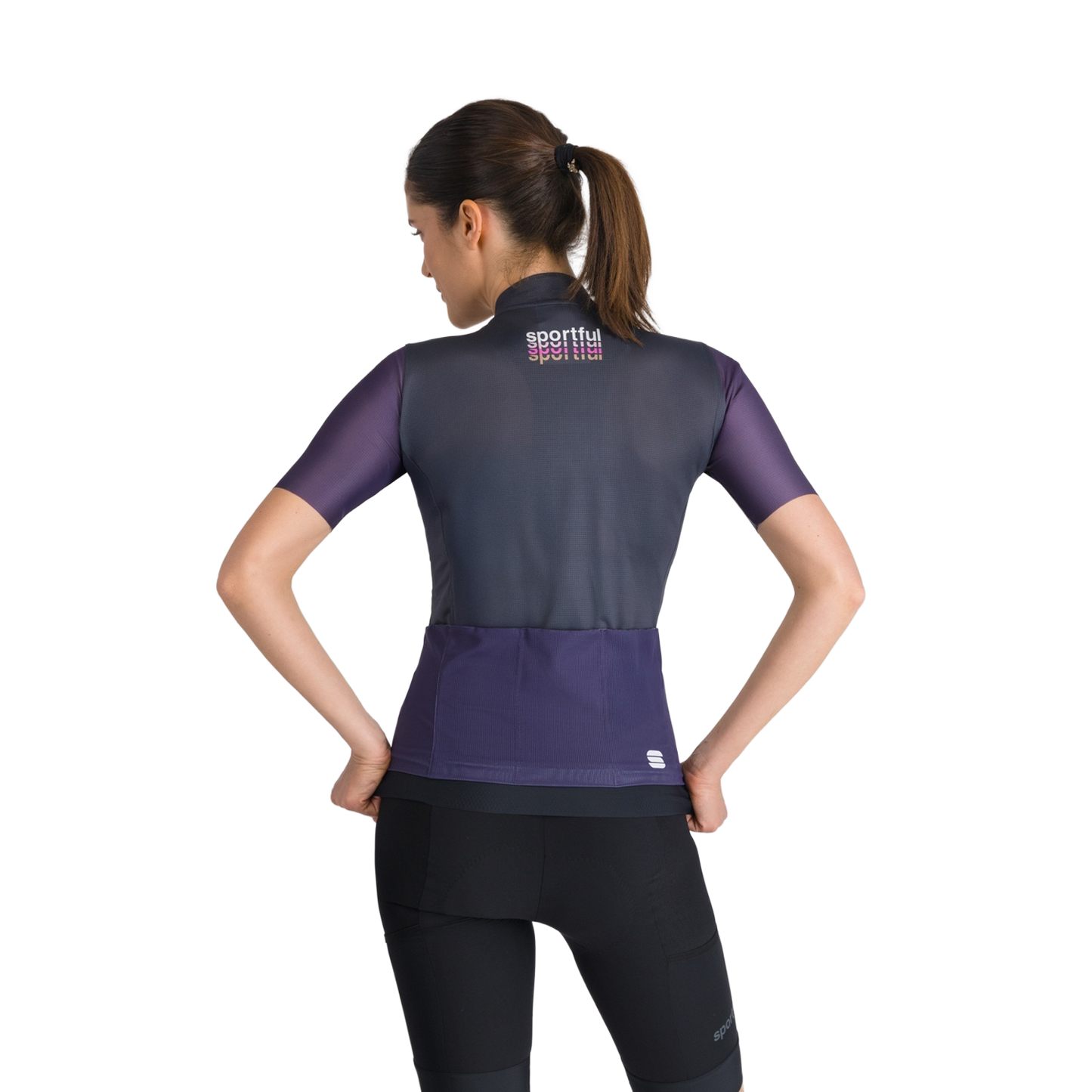 Maillot de manga corta SPORTFUL SUPERGIARA 2 LOGO de mujer Azul marino