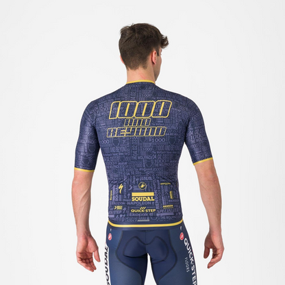 Maillot CASTELLI WOLFPACK 1000 VICTORY Mangas Cortas Marino