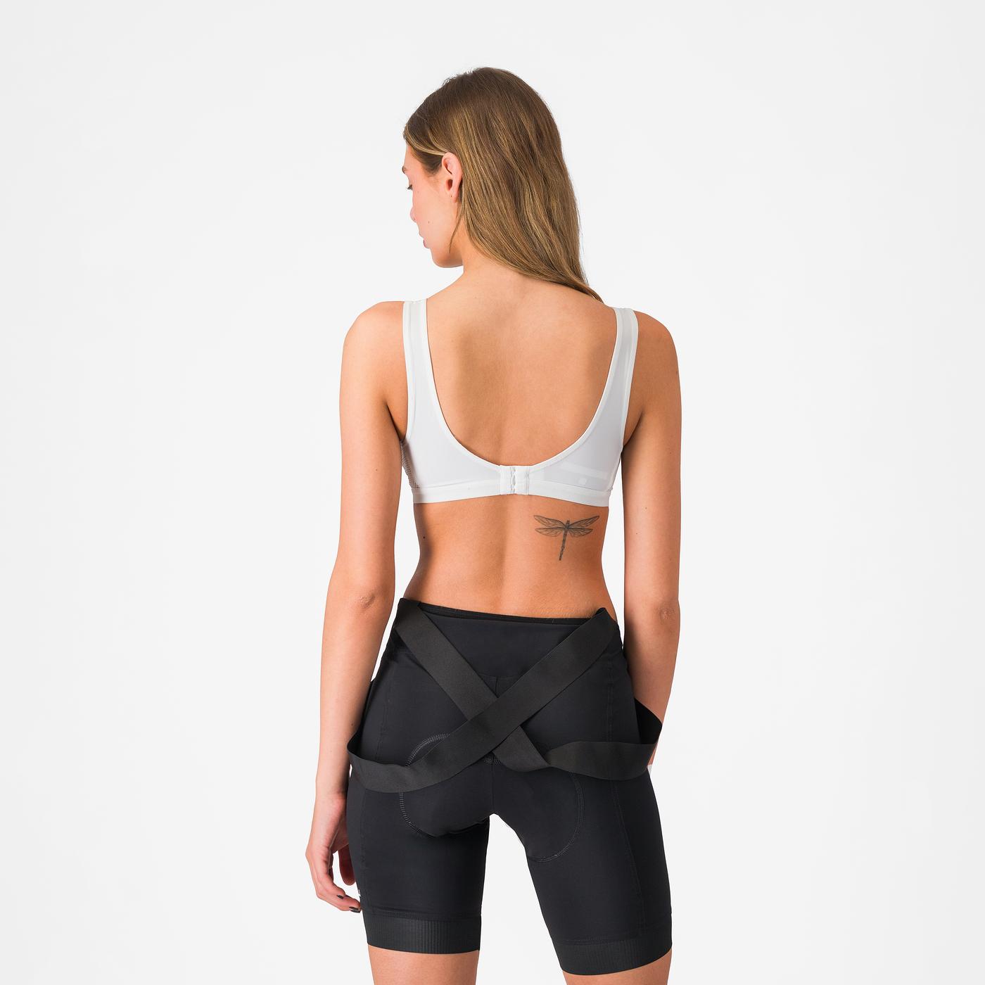 Sujetador de mujer CASTELLI ROSSO CORSA Blanco