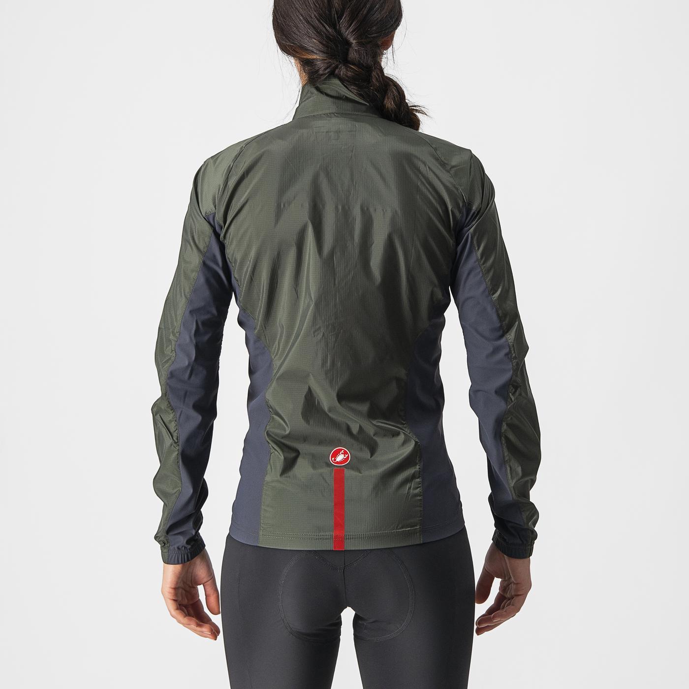 CASTELLI SQUADRA STRETCH Chaqueta Mujer Caqui