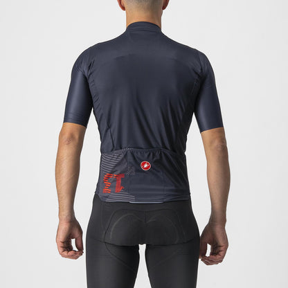 Maillot CASTELLI 13 SCREEN Mangas Cortas Azul/Rojo