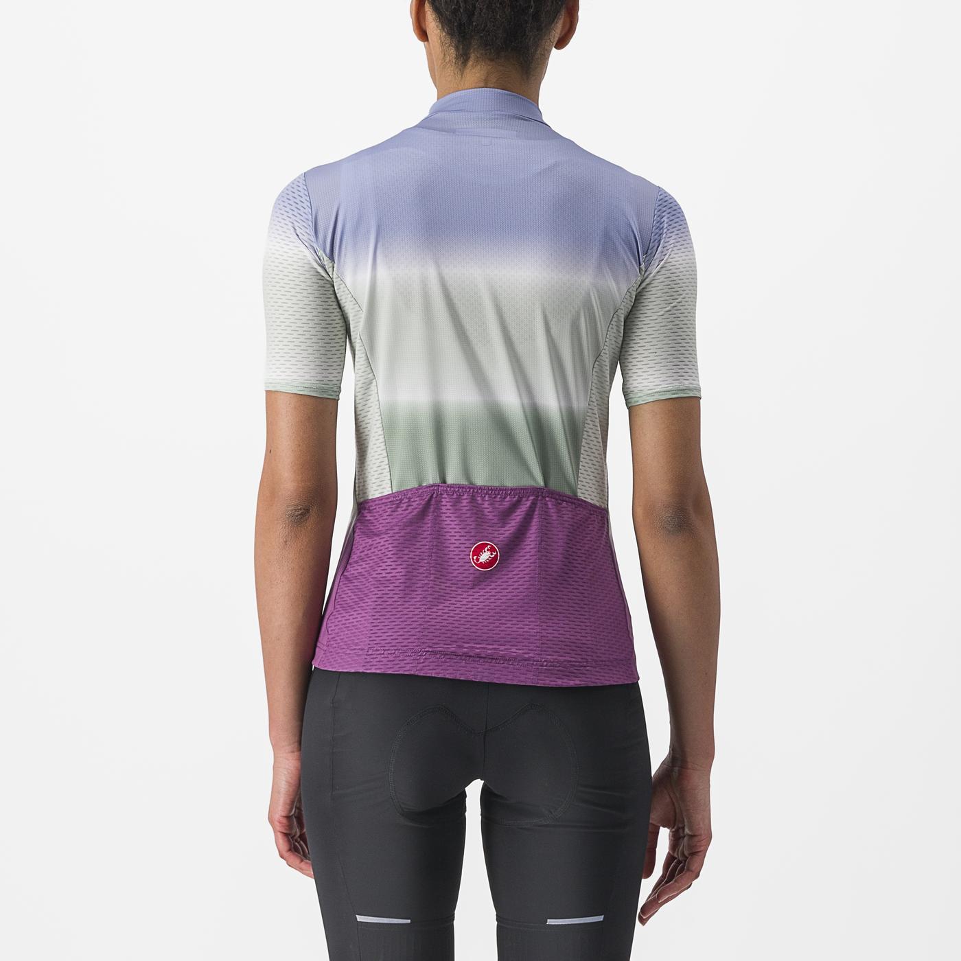 Maillot de manga corta CASTELLI DOLCE Mujer Morado