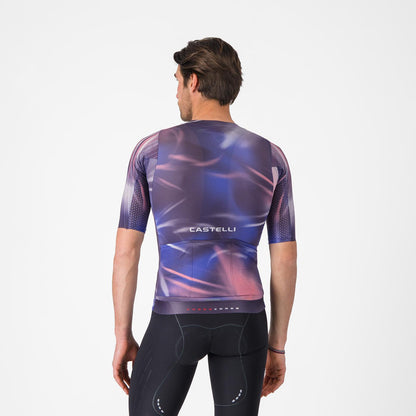 Maillot CASTELLI AERO RACE 8S Mangas Cortas Violeta